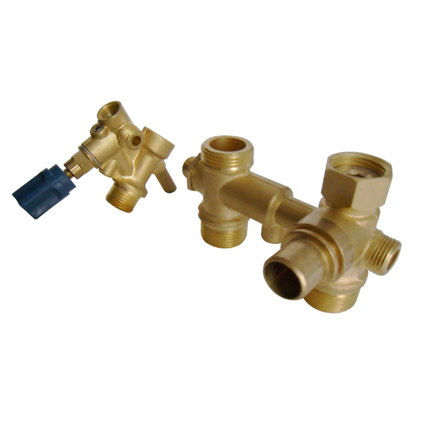 Shower valve heating valve