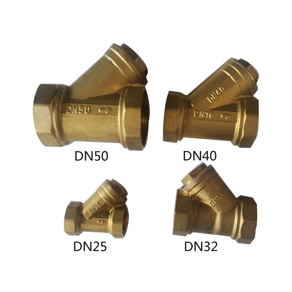 Brass Y filter